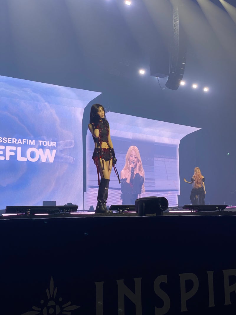 20260711 르세라핌 PUREFLOW 콘서트 후기 인스파이어 f3 구역 2열 21번 (실제 1열)
