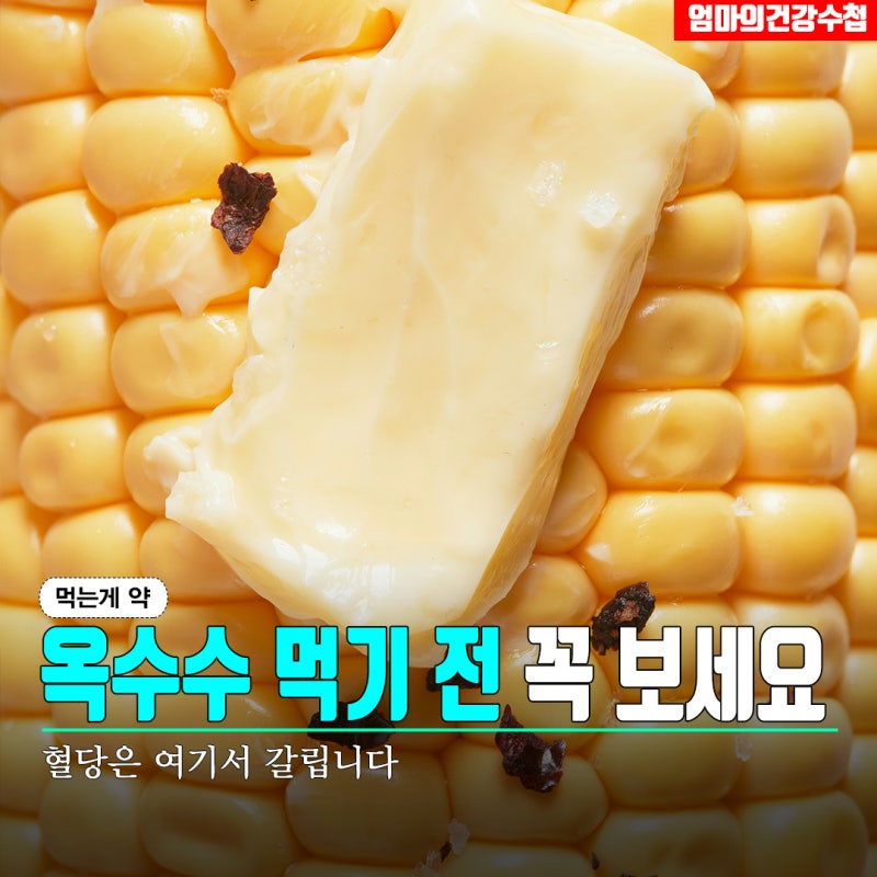 옥수수, 혈당 걱정된다면 어떻게 먹어야 할까요?