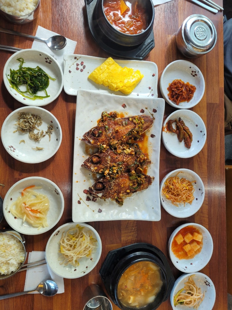 [새아침식당/해운대] 부산 해운대 아침식사, 생선구이정식