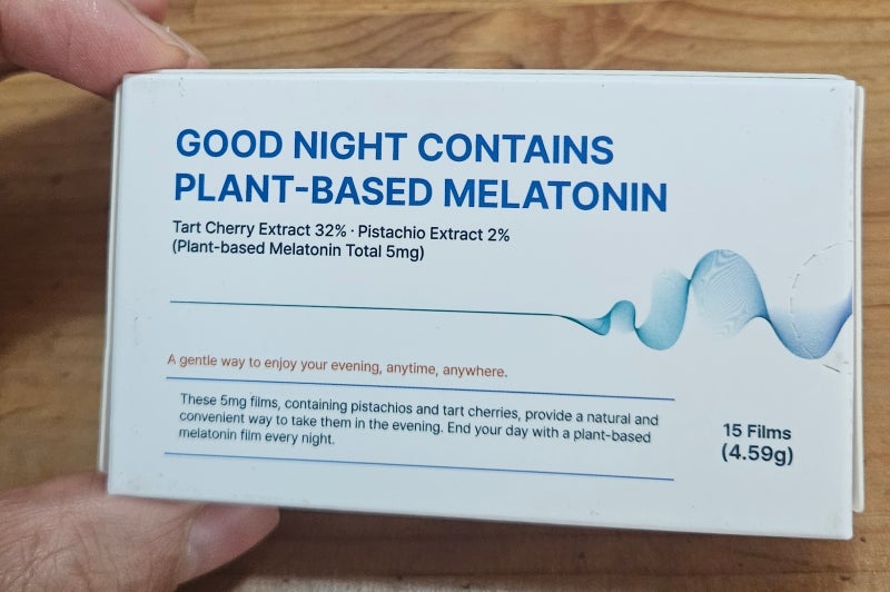 구강붕해필름 엑시놈 식물성 멜라토닌 5mg 필름