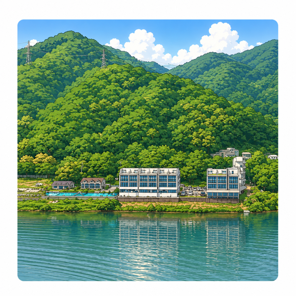 가평 더풍경 독채풀빌라 펜션 사진 2