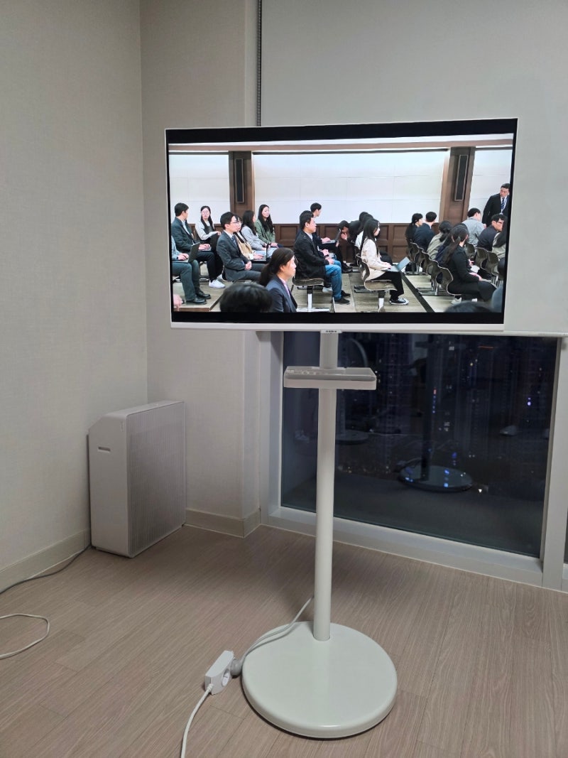 삼성 삼탠바이비 스마트 M5 32인치 IPTV모니터 화이트 + 스탠드 2 in 1 거치대 후기