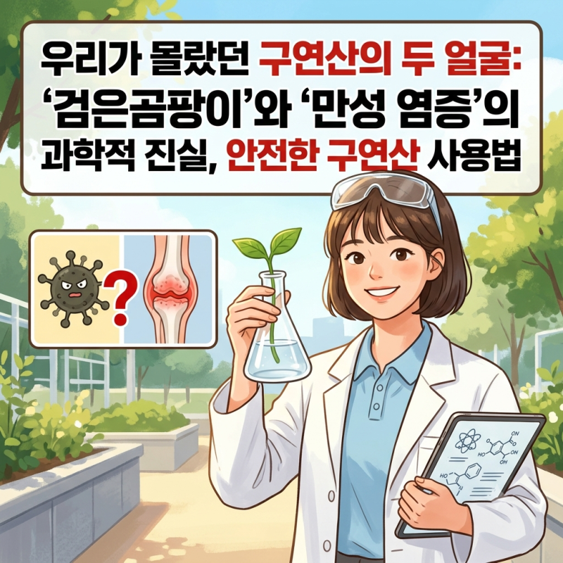 우리가 몰랐던 구연산의 두 얼굴: ‘검은곰팡이’와 ‘만성 염증’의 과학적 진실, 안전한 ....