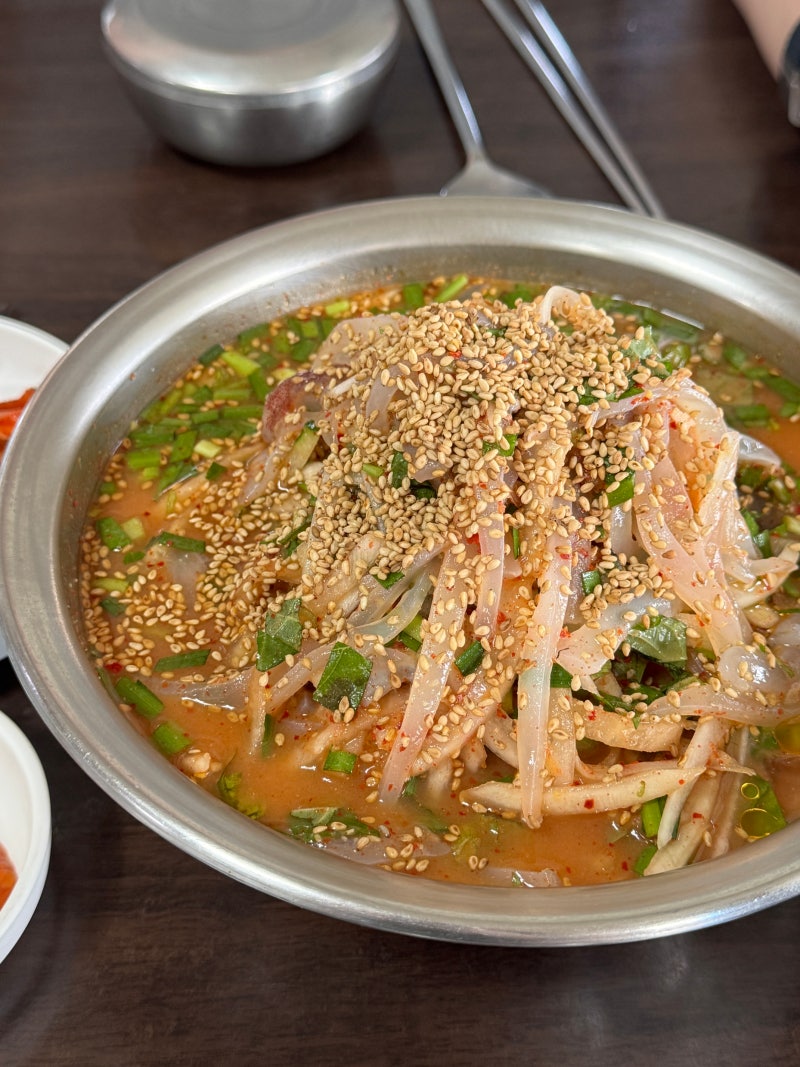 제주 한치물회 맛집 바다나라 횟집 | 제주식 된장물회 솔직 후기