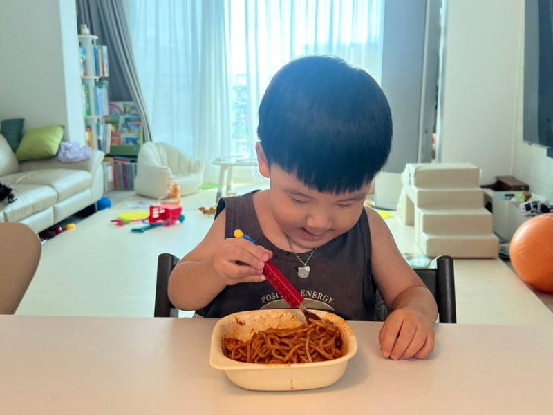 한그릇뚝딱 유아식 두돌아기 토마토 파스타 레시피