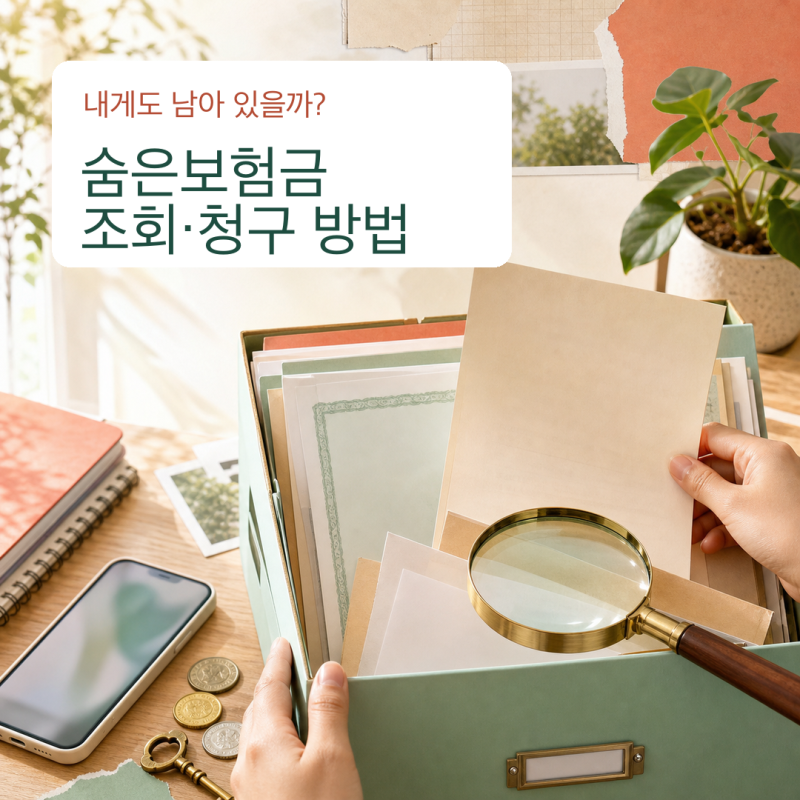 숨은보험금, 내게도 남아 있을까? 내보험찾아줌 조회·청구 방법