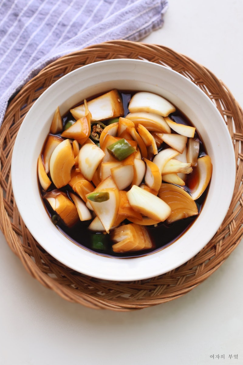 양파장아찌 만드는 법 비율 레시피 만들기