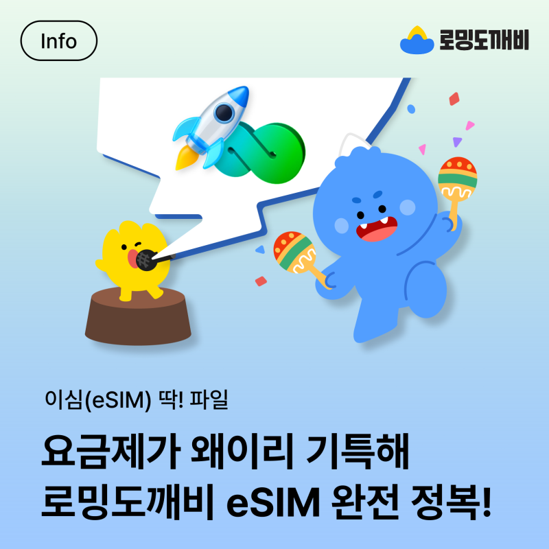 해외여행 이심 eSIM 고민 끝! 로밍도깨비 상품별 특징 한눈에 비교하기