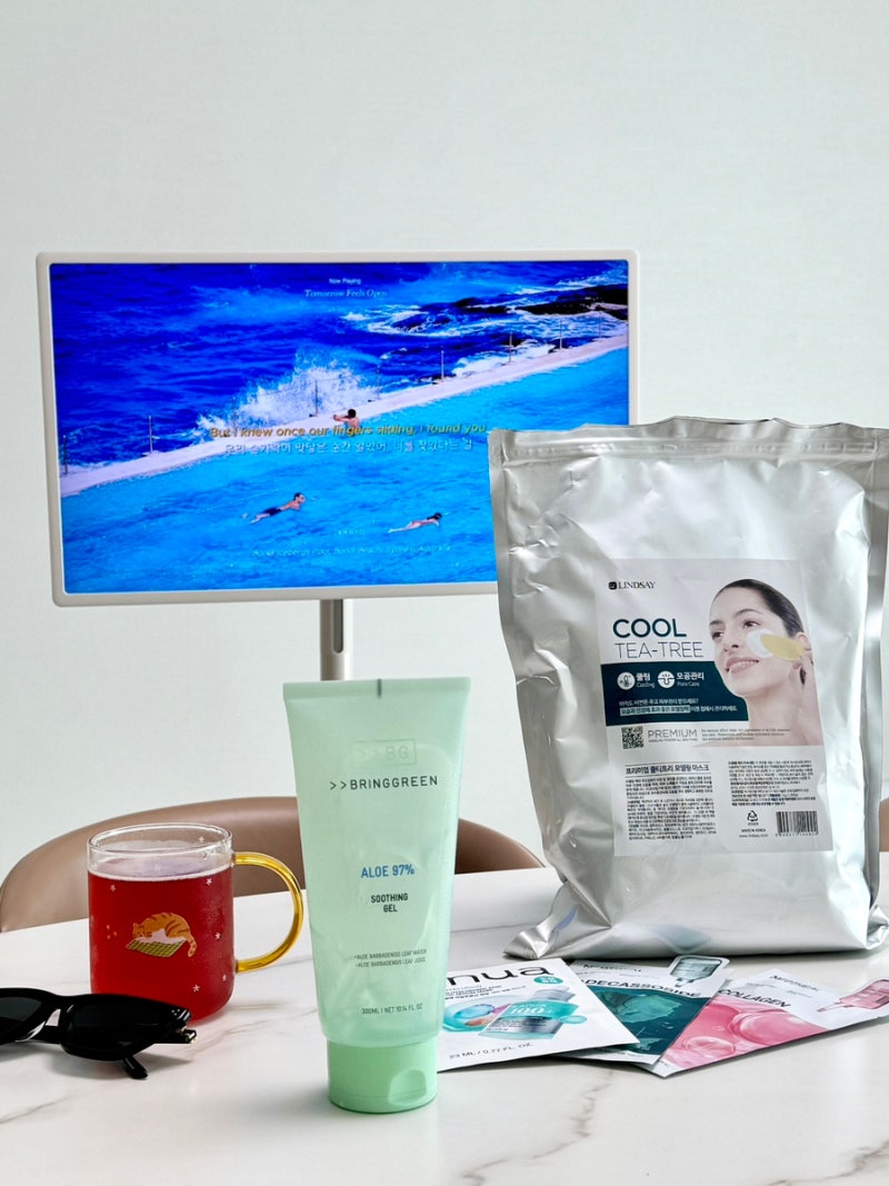 여름철 얼굴 열감 내리기, “직접 사용한 진정팩 5종” 후기 (마스크팩·모델링팩·알로에젤)