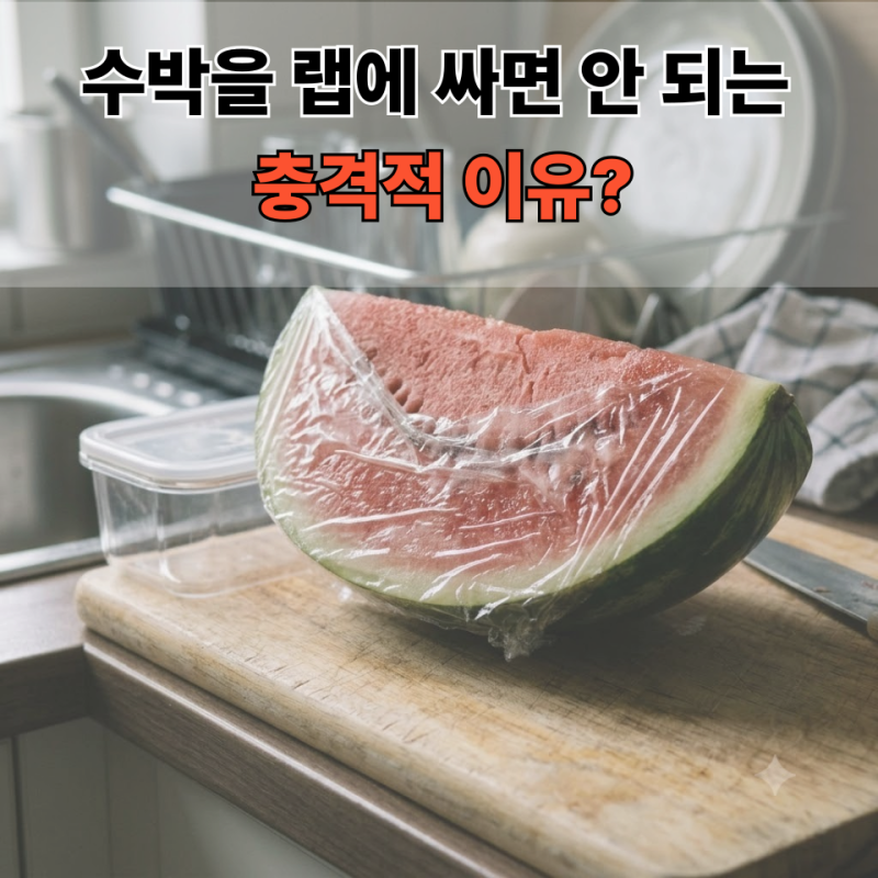 수박 보관법 총정리! 수박 보관통 선택, 수박 보관기간, 수박냉동 꿀팁