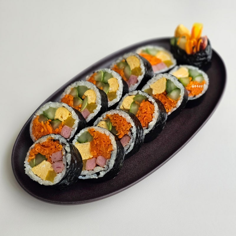 집김밥 만들기 간단 오이김밥 레시피