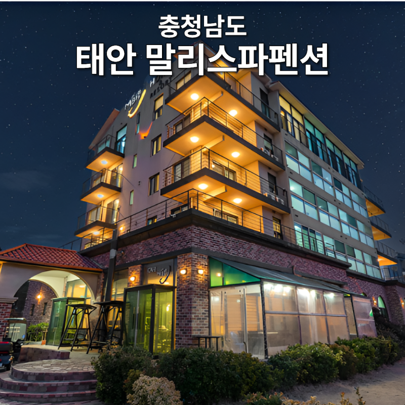 태안 말리스파펜션 오션뷰 스파 숙소 만리포해수욕장 도보 1분