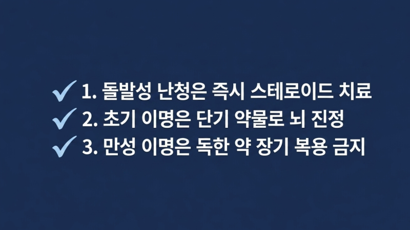 이명 치료약 몇 달째 먹는데 왜 안 나을까? 신경과 이명약 오래 먹어도 부작용 없을까?