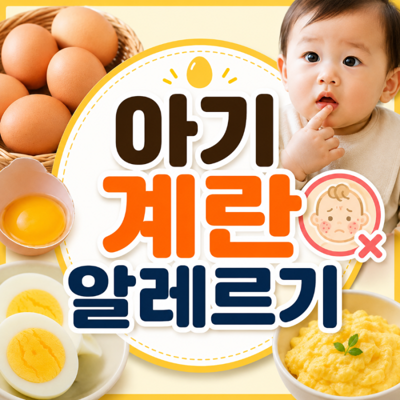 아기 계란 알러지 증상은? 테스트 방법부터 대처법까지 총정리