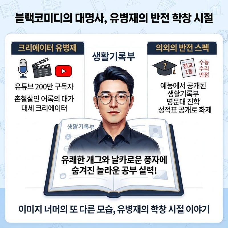 유병재, 알고 보니 전교 1등 출신…농어촌 전형으로 서강대 간 사연