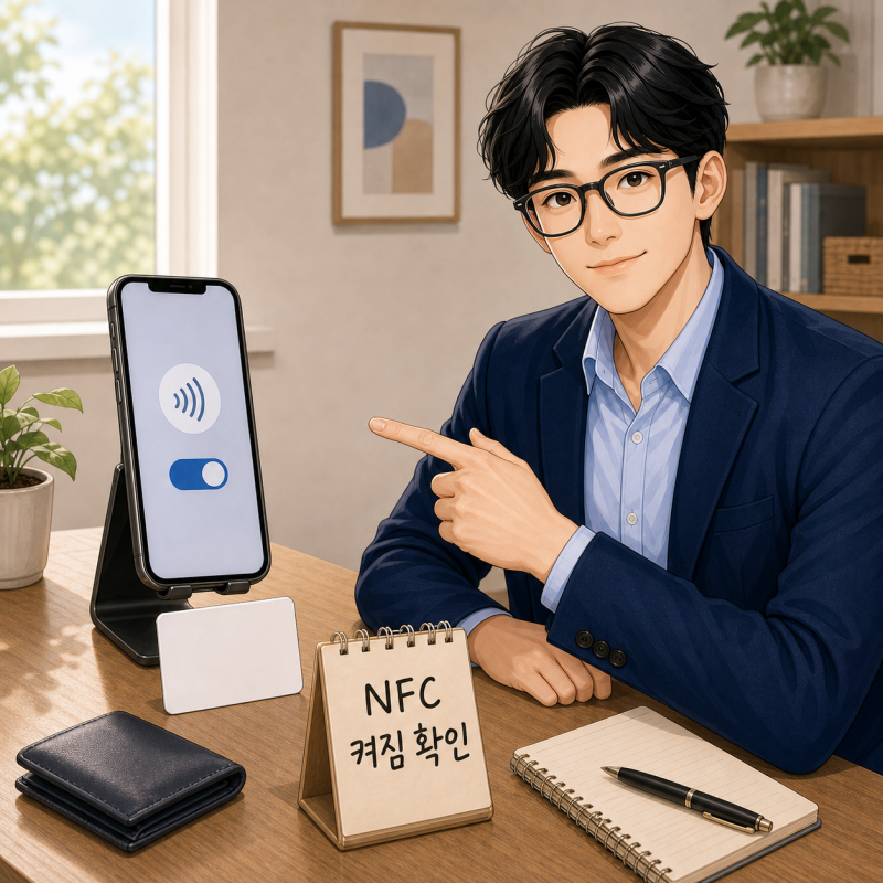 갤럭시 NFC 켜졌는지 확인하는 법
