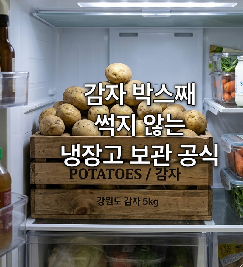 감자 보관방법 여름 장마철 싹 안 나고 안 썩는 냉장고 보관법꿀팁