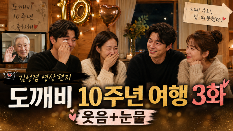 Goblin 10th Anniversary Trip Episode 3: The Reason Gong Yoo Cried at Kim Sung-kyum's Video Message