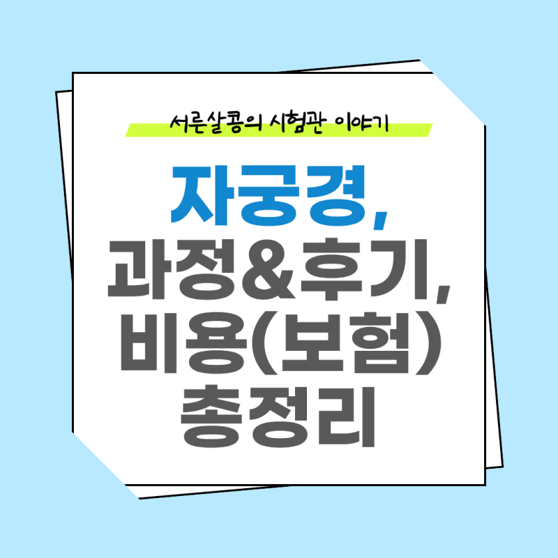 [원주연세순풍산부인과] 자궁경 과정과 후기 보험(실비) 청구 및 비용 총정리