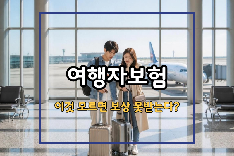 이것 모르면 여행자보험 보상 못받는다?(비행기지연, 캐리어 파손 등 보상제외)