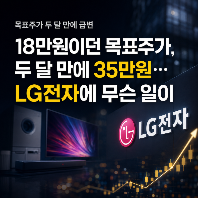 LG전자 목표주가 94% 상향, 교보증권이 밝힌 근거 3가지 정리