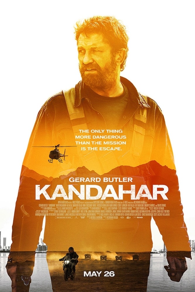 칸다하 Kandahar 주연 배우제라드 버틀러, 나비드 네가반, 트래비스 핌멜, 알리 파잘, 바히르 살....