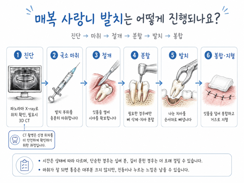 매복 사랑니 발치, 일반 발치와 뭐가 다를까? 통증·회복 총정리