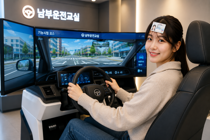 부산운전면허시험장 기능시험 한 번에 합격하는 방법!