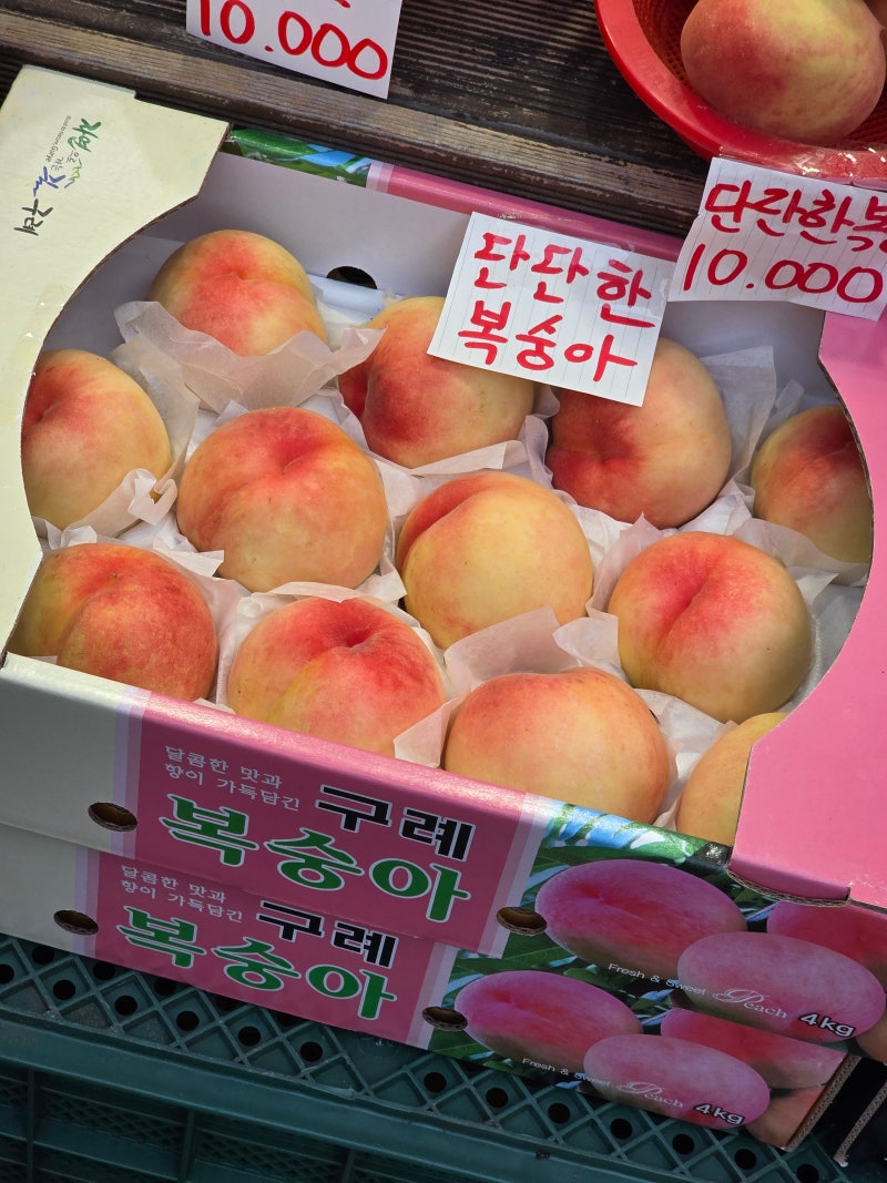 복숭아철 딱복 손질 꿀팁 단단한 복숭아 쉽게 깎는 법
