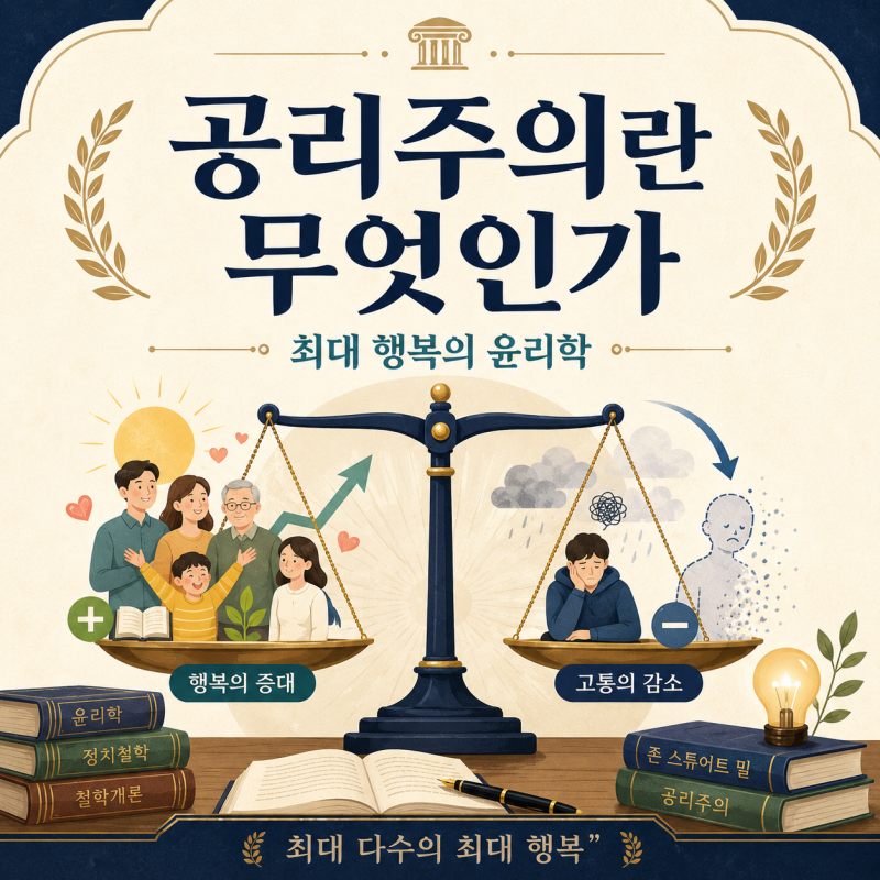 공리주의란 무엇인가｜벤담의 양적 공리주의와 밀의 질적 공리주의 차이