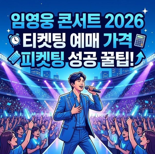 임영웅 콘서트 2026 예매 이렇게 성공한다! 티켓팅 꿀팁 및 좌석 가격 안내