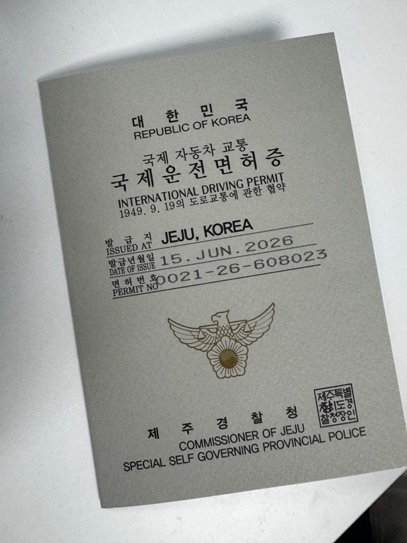오키나와 여행 준비하기 2편 렌트카 국제면허증 3박 4일 비용