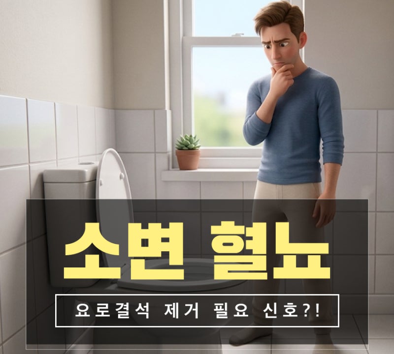남자소변피 혈뇨 문제는 요로결석제거 필요 신호?
