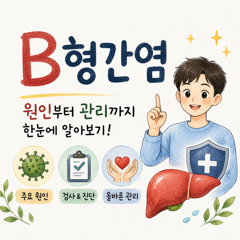 B형간염, 미리 알아두어야 할 주요 원인과 올바른 관리 방법