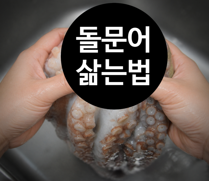 돌문어 삶는법 총정리로 실패없이 야들야들한 식감을 만들어내보아요