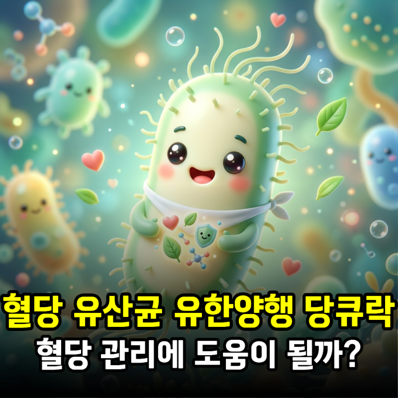 혈당 유산균 유한양행 당큐락 효과, 혈당 관리에 도움이 될까?
