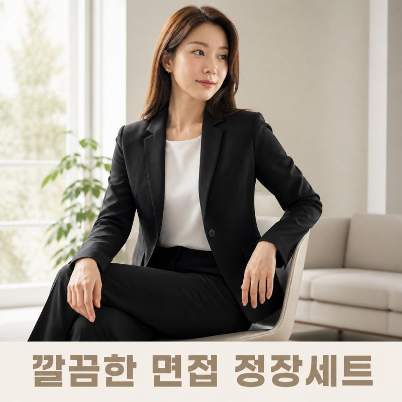 더웨이나인 여성정장세트, 면접복장 고민 끝내는 투피스 자켓 바지 추천 (빅사이즈 포함)
