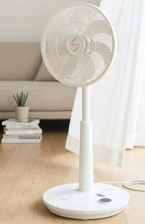 26년형 신일 선풍기 스탠드 가정용 거실 저소음 사무실용 리모컨 7엽 30cm(12인치)