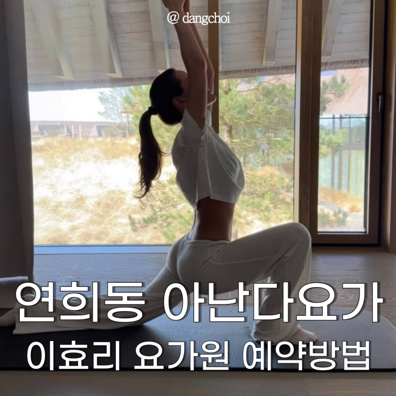 [연희동] 이효리 요가원 아난다 요가 후기 ♀️ 요가초보 몸치의 도전