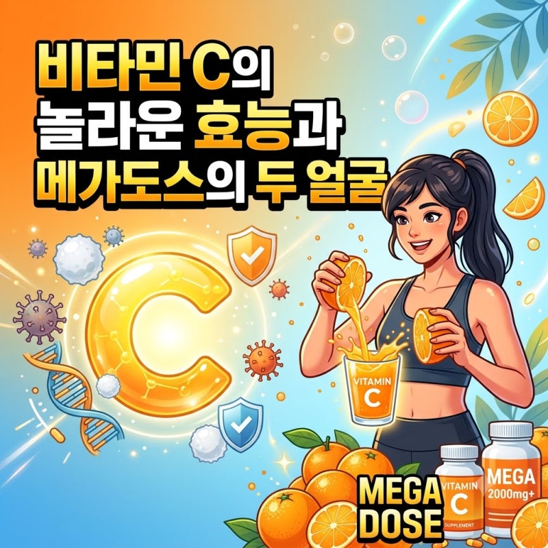 [건강정보] 비타민C의 진짜 효능과 메가도스 요법의 두 얼굴
