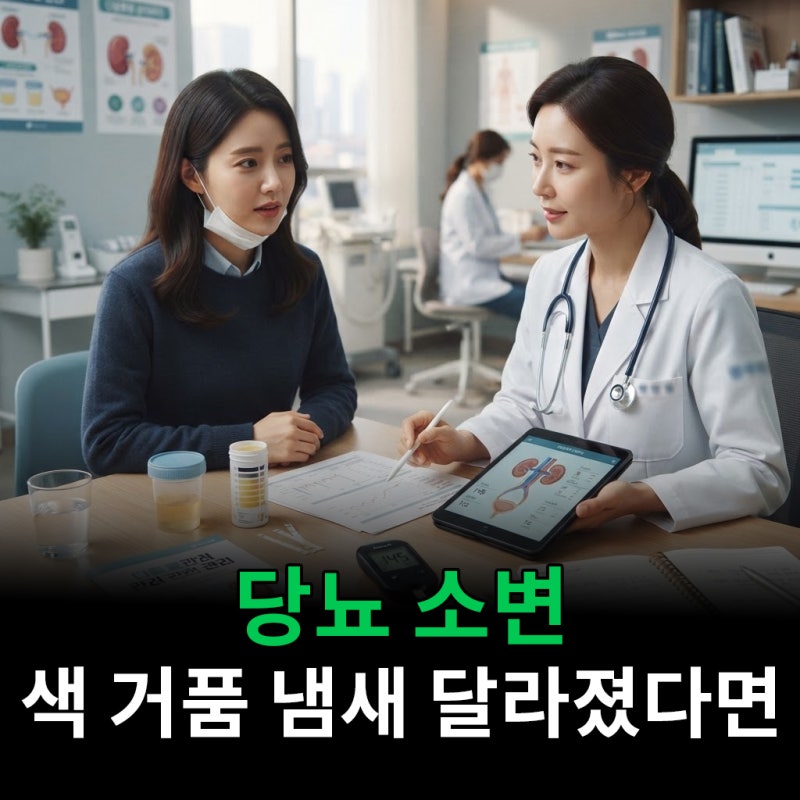 당뇨 소변 색 거품 냄새가 달라졌다면 확인해보세요