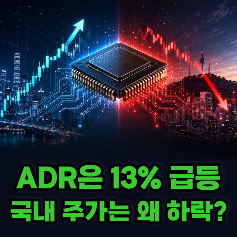 SK하이닉스 주가 하락 이유, ADR은 13% 올랐는데 국내 주가는 왜 떨어졌을까?