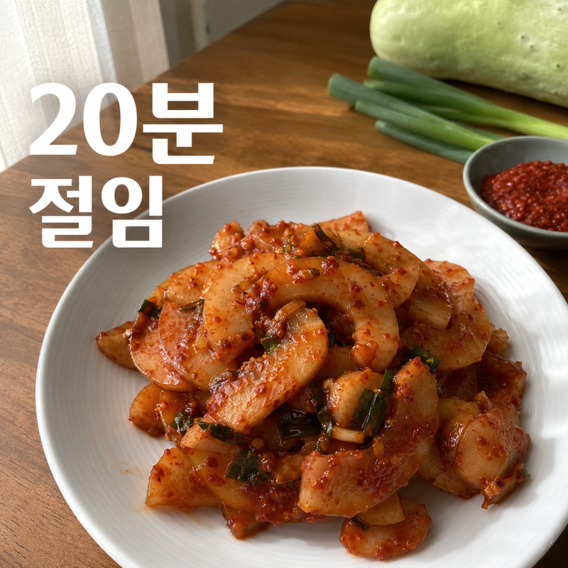 노각무침 쓴맛 없이 아삭하게, 물 안 생기는 절임 시간과 양념 비율