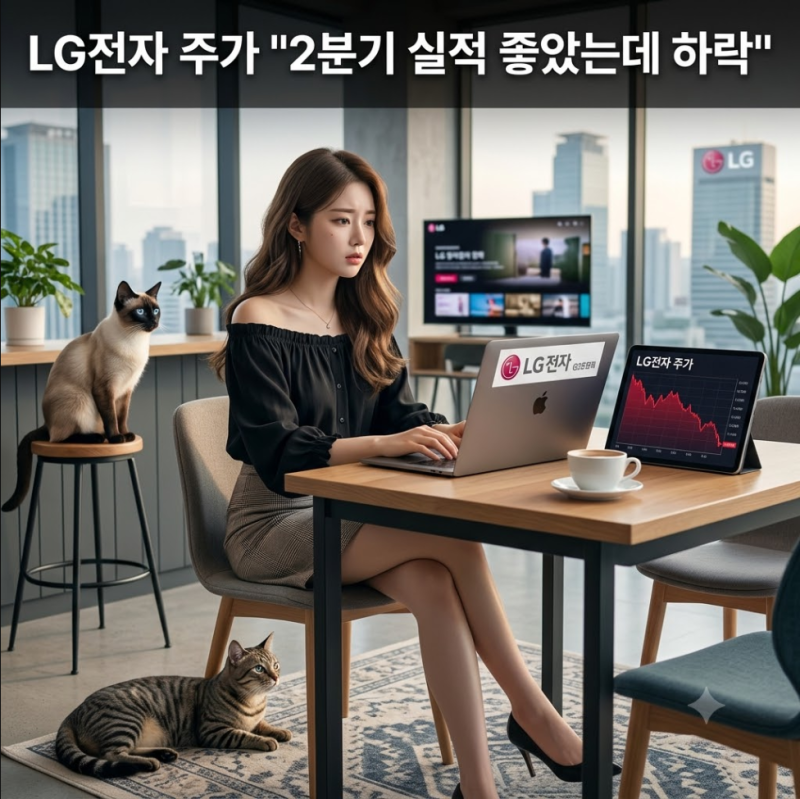 LG전자 주가 "2분기 실적 좋았는데 하락" 이유 목표주가는 19 → 24만원 상향