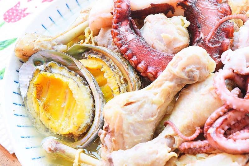 해신탕 만들기 압력솥 삼계탕 끓이는법 재료 닭손질 전복닭백숙 레시피