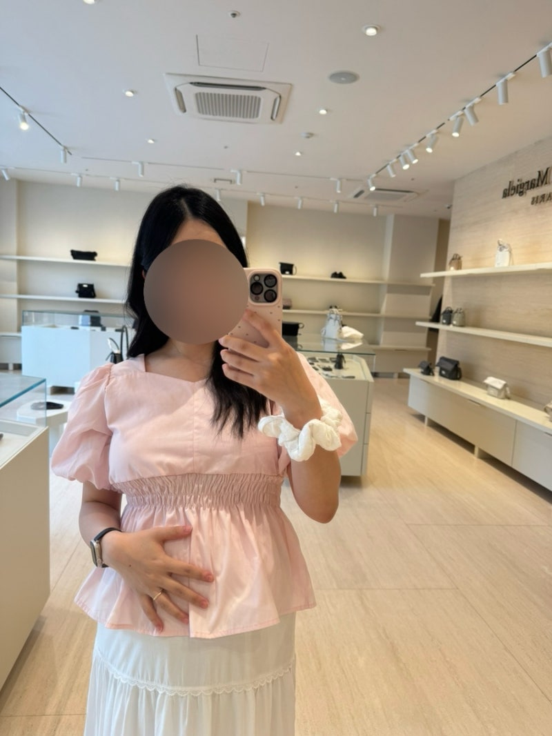 출산 선물로 받은 메종마르지엘라 가방 후기 — 사진 5