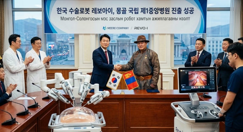 한국 수술로봇 레보아이, 몽골 진출 성공