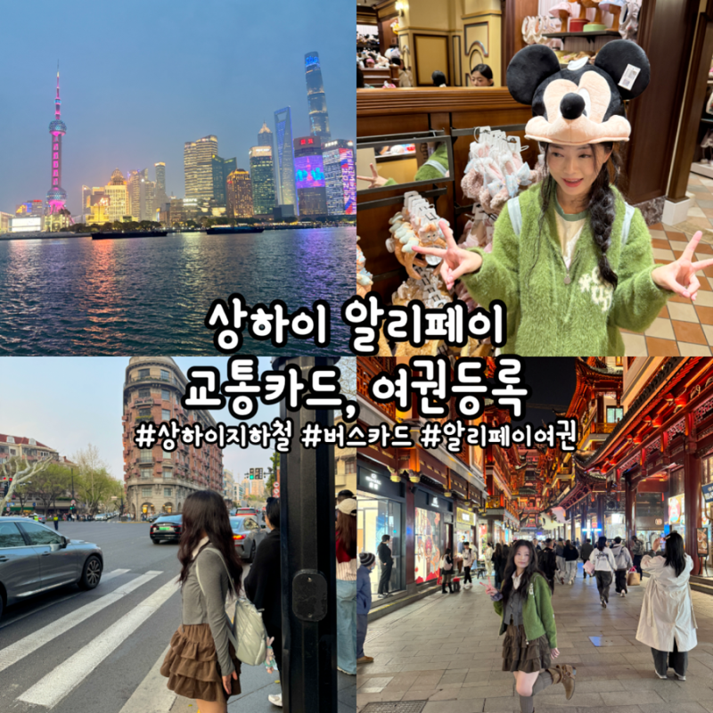 [상하이] 알리페이 교통카드 발급 방법, 중국 지하철 교통 카드, 알리페이 여권등록