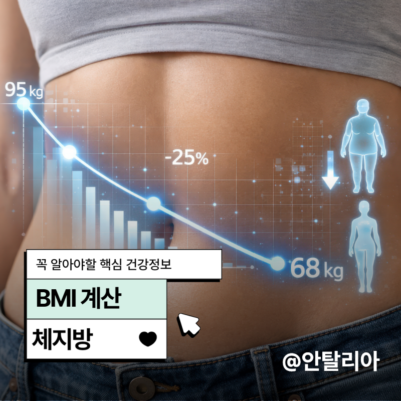 BMI계산하기 확실한 방법, 체지방줄이는법 5가지!