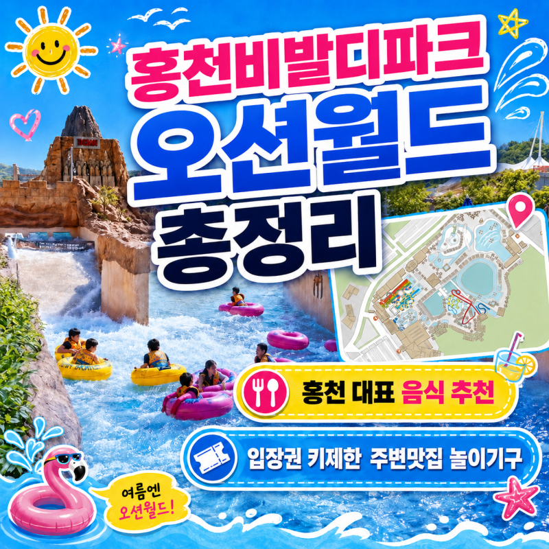 2026 홍천 비발디파크 오션월드 완벽 가이드 | 리조트ㆍ놀이기구소개ㆍ오션패스ㆍ키제한ㆍ셔....